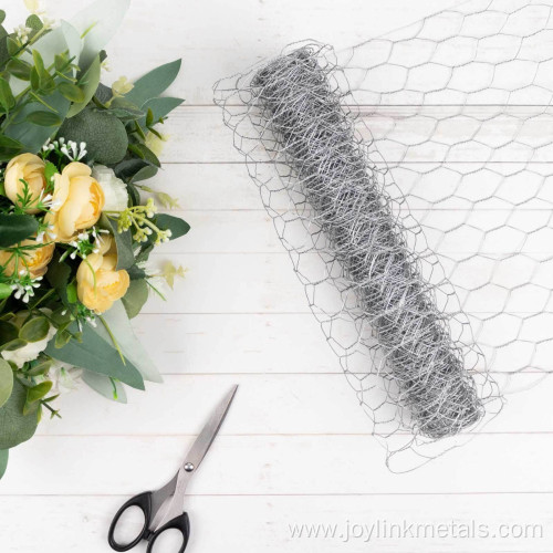 Silver Galvanized Hexagonal Craft Wire Mesh